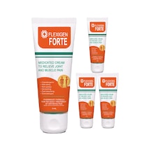 Flexigen Forte Paincream 4 Adet Karakafes Kökü Zencefil At Kestanesi Ve Kapsaisinli Vücut Masajkremi 75ml Tüp