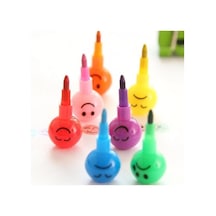Emoji Yumurtlayan Yuvarlak Renkli Kalem 4 Grup 28 Uç