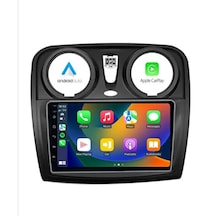 Foxus Dacia Dokker 2012 2020 64gb Hafıza Android Dokunmatik Ekran Oto Teyp - Carplay Wifi Gps Bluetooth Kamera Destekli Oem