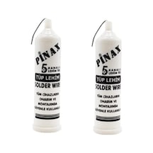 Tr 2 Adet - Tüp Lehim Teli 5 Kanallı 1.2mm - Solder Wire 40gr