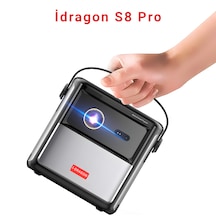 İdragon S8 Pro Full Hd 1080p Akıllı Dlp Projeksiyon Cihazı, Android 11, 500 Ansı, Dahili Bataryalı Taşınabilir Projektör Dr-1200