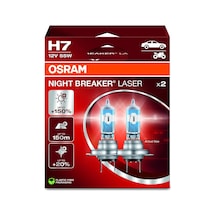 Osram Night Breaker Laser H7, +%150 Daha Fazla Parlaklık, Halojen Far Lambası, 64210nl-2hb, 12v Otomobil, Asma Kutu 2