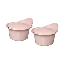 Ikea Färgklar Fırın-servis Kabı 0,2 Lt 2'li Pembe