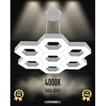 Miele Gri Kasa, Doğal Beyaz Işık Modern Sarkıt Led Avize GRİ RENK