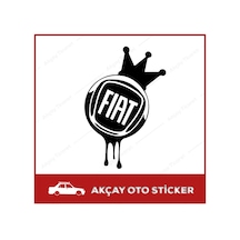 Fiat Taç Sticker Fiat Oto Sticker Araba Sticker Arma Sticker
