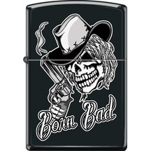 Zippo Born Bad Dizayn Çakmak Siyah