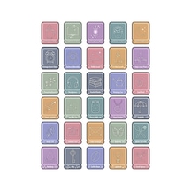 30 Adet Estetik Pastel Motivasyon Sticker Seti - Ajanda Defter Laptop İçin Çok Renkli