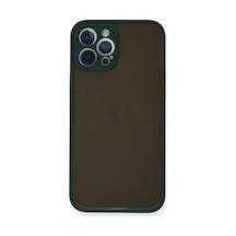 İphone 12 Pro Kılıf Montreal Silikon Kapak - Yeşil