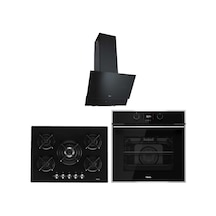 Teka HLB 840 SS +  HF LUX 70 5G +  TVT 60.1 Siyah Ankastre Set