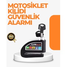 Mey İthalat Alarm Sensörlü Disk Kilidi Motosiklet Scooter Bisiklet Güvenlik