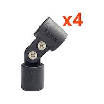 Tekne Tente Ayağı Orta Mafsal 22mm Siyah 4 Adet