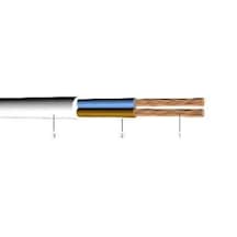 Kablo Ttr Öznur Beyaz 2x0,75 Mm 5 Metre Top