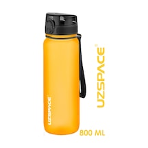 800 Ml Yeni Ebat-boy 25 Cm Tritan Su Matarası Bpa Koku Sızdırma Yok -3053a Turuncu