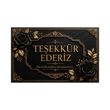 3d Görünümlü Premium Teşekkür Kartları Seti Zarif Çiçek Ve Altın Detaylı Tasarımlar