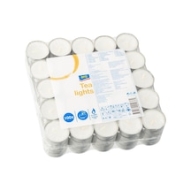 Aro Tealight Mum 4 Saat Yanma Süreli 100 Adet 4'li Avantaj Paketi - 4 Adet Tarı Beyaz
