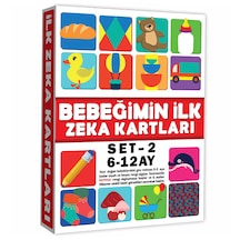 Dıytoy Eğitici Kartlar 6-12 Ay Erken Eğitim Zeka Kartı
