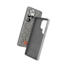 Onegif Samsung Galaxy S25 Ultra Bright Simli Kapak - Gümüş