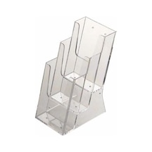 Masa Üstü Broşürlük 10x21cm 3 Katlı (1/3 A4) 1 Adet