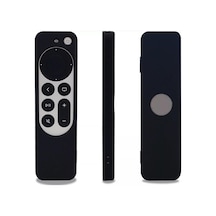 Apple Tv 4k 2021 İle Uyumlu Kılıf Silikon Koruma Kumanda Koruma Kılıfı Tam Uyumlu Kırmızı Kırmızı