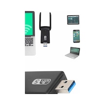 Mbps Wifi Alıcı Kablosuz Wifi Adaptörü Çift Band Çift Antenli