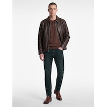 Koton Pamuklu Cepli Normal Bel Slim Fit Jean Pantolon - Brad Jean Petrol 7wam40335nd