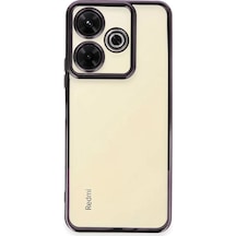 Newface Xiaomi Redmi 13 4g Kılıf Razer Lensli Silikon - Mor