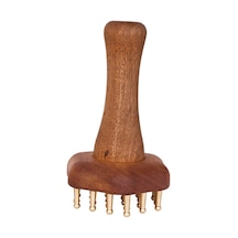 Suntek Ahşap Masaj Vücut Fırçası Bel Uyluk Sırt İçin Çok Ahşap Rengi Kahverengi