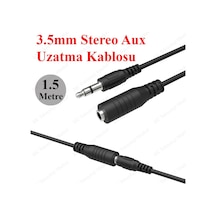 1.5 Metre 3.5Mm Stereo Aux Ses Uzatma Kablosu