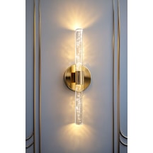Bhbackhome Bubbleflux Şık Tasarım Modern Ledli Aplik 40 Cm Elektrikli Kumandalı Gold