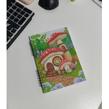 Noktalı Defter, Not Defteri, Okul Defteri, Anı Defteri, Günlük Açık Mavi