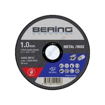 Bering 115x1.00 Mm İnox Kesme Taşı 25 Adet Bering 115x1.00 Mm İnox Kesme Taşı 25 Adet