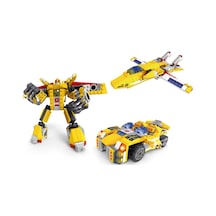 Ausini Assembling Master 3 İn 1 273 Parça Sarı Dönüşen Robot