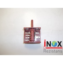 Çevirmeli Polyemit Fırın Anahtarı 4+3 Soketli