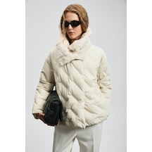 Lufian Monica Ekru Kadın Mont 122120047 Ekru