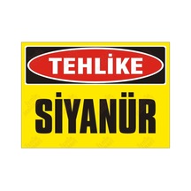 Tehlike Siyanür Levhası