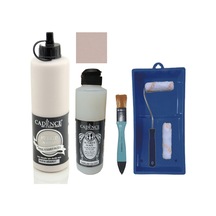 Mobilya Boyası-cadence Multisurface H-014 Ararot 500ml Ultimate Vernik Parlak 250ml Saten Rulo Set Çok Renkli Çok Renkli