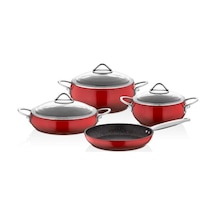 Falez Mercan Granit 7 Parça Güveç Tencere Seti