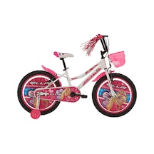 Ella Çocuk Bisikleti 30 Cm V Fren 20 Jant Vitessiz Beyaz Pembe Beyaz - Pembe