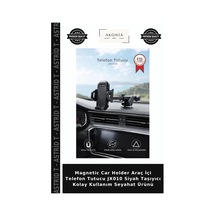 Magnetic Car Holder Araç İçi Telefon Tutucu Jx010 Siyah Taşıyıcı Kolay Kullanım Seyahat Ürünü