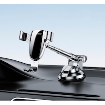 Sones Oatsbasf 03513 Telefon Araba Manyetik Teleskopik Braket Vantuz Tipi Navigasyon Cep Telefon Braketi Grafit Siyah