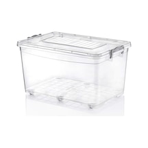 Plastik 50 Lt Tekerlekli Multi Box Saklama Kabı Diğer