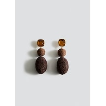 Oval Sallantılı Küpe Resimdeki