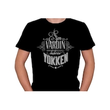 Sen Vardın Kartal Kara Kartal Eagle Tişört Unisex T-shirt 001