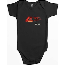 Zepplin Giyim Volksvagen Stop Far Siyah Bebek Body Zıbın
