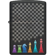 Zippo Çakmak 48662-106758 218c Chess Pieces Design
