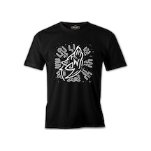 Viking Logo - Kurt Siyah Erkek Tshirt