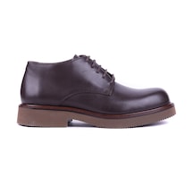 Shoetyle - Hakiki Deri Kahverengi Kısa Erkek Bot - 666-58-04-1457 Siyah