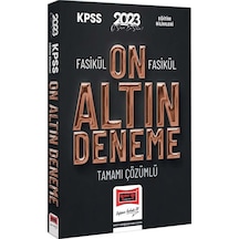 Yargı Yayınları 2023 Kpss Eğitim Bilimleri Fasikül Fasikül Tamamı Çözümlü 10 Altın Deneme