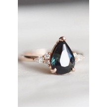Damla Blue Topaz Tektaş - Ak417