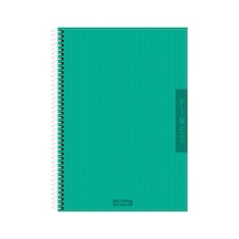 Fines Ofis Defter A4 Spiralli Kareli Yeşil